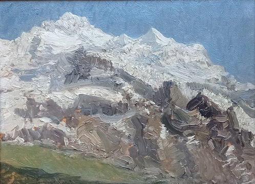 Emma Ciardi (1879–1933) - Montagne innevate, Antiek en Kunst, Kunst | Schilderijen | Klassiek