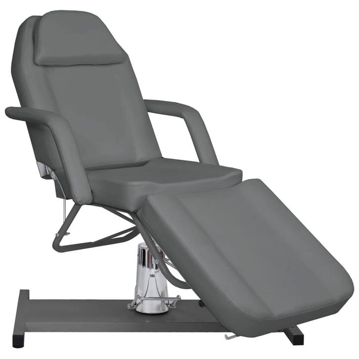 vidaXL Massagetafel 180x62x(87-112) cm grijs, Sport en Fitness, Massageproducten, Nieuw, Verzenden