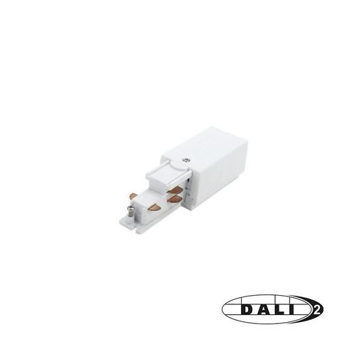 Luxar 3-Fase Rail DALI Power Connector Rechts Wit, Huis en Inrichting, Lampen | Plafondlampen, Nieuw, Verzenden