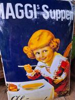 Emaille reclamebord Maggis Suppen - Emaille bord - Emaille, Antiek en Kunst
