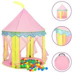 vidaXL Kinderspeeltent met 250 ballen 100x100x127 cm roze, Kinderen en Baby's, Verzenden, Nieuw