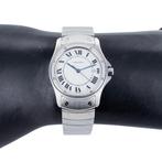 Cartier - Santos Ronde - Zonder minimumprijs - 1561 - Dames, Handtassen en Accessoires, Horloges | Heren, Nieuw