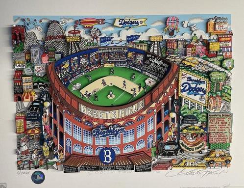 Charles Fazzino (1955) - Ebbets field of dreams, Antiek en Kunst, Antiek | Overige Antiek