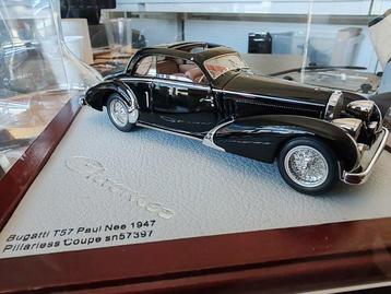 Chromes 1:43 - Voiture miniature - Bugatti T57 Paul Nee 1947, Hobby & Loisirs créatifs