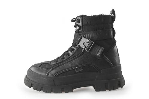 Buffalo Veterboots in maat 40 Zwart | 5% extra korting, Kleding | Dames, Schoenen, Zwart, Zo goed als nieuw, Overige typen, Verzenden