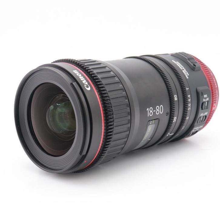 Canon CN-E 18-80mm T4.4 L iS KAS S Compact-Servo | Occasion, Audio, Tv en Foto, Foto | Lenzen en Objectieven, Ophalen of Verzenden