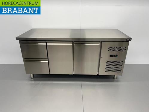 HCB RVS Koelwerkbank 2 deuren en 2 laden 179,5 cm 230V, Zakelijke goederen, Horeca | Keukenapparatuur, Ophalen of Verzenden