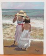Domingo Alvarez Gomez (1942) - Chicas en la orilla del mar