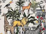 Bekledingsstof exotische safarikatoen - Breng avontuur in uw, Antiek en Kunst
