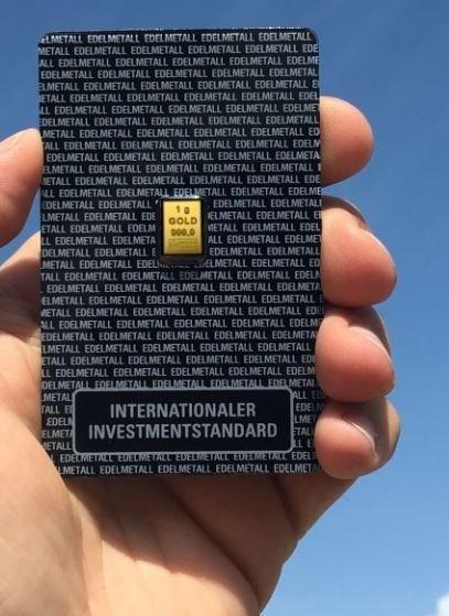 1 gram - Goud (Zonder Minimumprijs), Postzegels en Munten, Edelmetalen en Baren