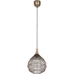 Metalen LED Hanglamp Trion Sorana - Bronzen LED lamp met E27, Verzenden