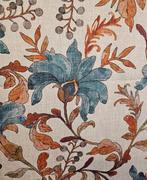 Exclusieve Art Nouveau bloemen satijn katoenweefsel met