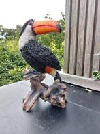 Statue, Beautiful sculpture of toucan - 31 cm - polyresine
