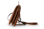 Laurent David Schoudertassen in maat standaard Cognac | 5%, Handtassen en Accessoires, Tassen | Damestassen, Verzenden, Zo goed als nieuw