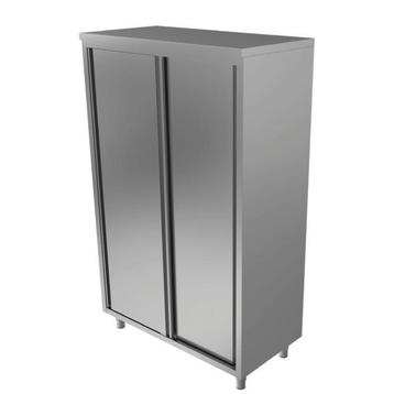 Servieskast | RVS | Draaideuren | 800x700x1800(h)mm UNNINOX, Verzenden