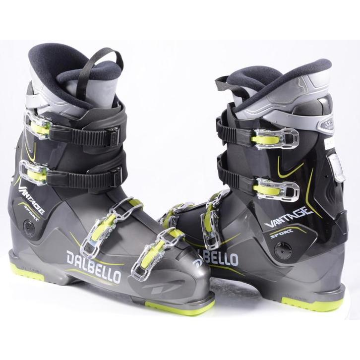 49 50 nieuwe skischoenen DALBELLO VANTAGE SPORT, GREY/yellow, Sport en Fitness, Skiën en Langlaufen, Ski, Overige typen, Gebruikt