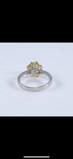 Zonder minimumprijs - Verlovingsring - 18 karaat Witgoud -