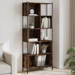 vidaXL Boekenkast 72x28x172 cm bewerkt hout gerookt, Huis en Inrichting, Verzenden, Nieuw