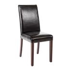 Stoelen | Kunstleer/Hout | Black | Houtlook Poten | Indoor, Zakelijke goederen, Verzenden, Nieuw in verpakking