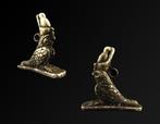 Oud-Egyptisch Zilver amulet van de Horusvalk met