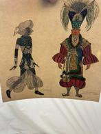 Leon Bakst - Phèdre et Thésée - Scheherazade e Barbizon -, Antiek en Kunst