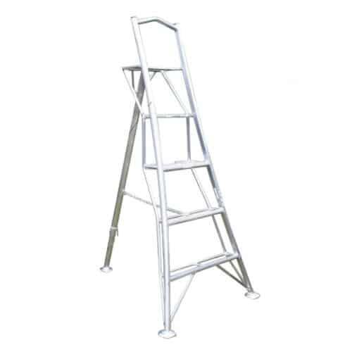 Vultur tripod ladder 180 cm met platform en 1 poot, Doe-het-zelf en Bouw, Ladders en Trappen, Ladder, Nieuw, Minder dan 2 meter