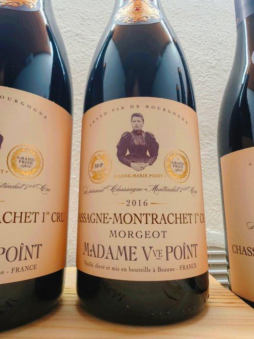 2016 Madame Veuve Point Morgeot - Bourgogne 1er Cru - 6, Verzamelen, Wijnen