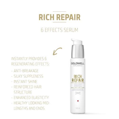 Goldwell Dualsenses Rich Repair 6 Effects Serum (Haarserum), Handtassen en Accessoires, Uiterlijk | Haarverzorging, Gel, Wax, Haarlak of Mousse