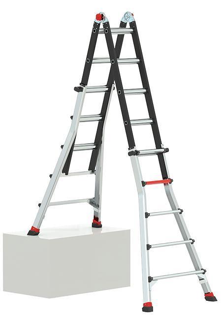 Varitrex Tele PRO+ 4×5, Doe-het-zelf en Bouw, Ladders en Trappen, Minder dan 2 meter, Opvouwbaar of Inschuifbaar, Nieuw, Ladder