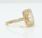 Bague de cocktail - 14 carats Or jaune - 4.17ct. tw. Diamant