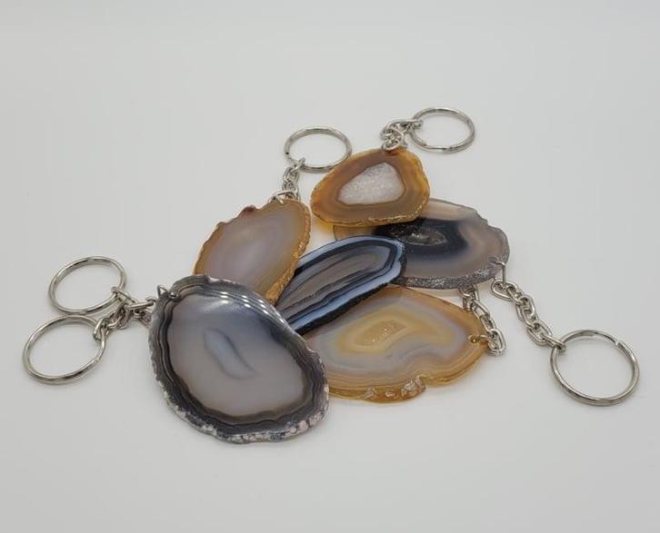 Agaat sleutelhanger, Handtassen en Accessoires, Edelstenen, Ophalen of Verzenden