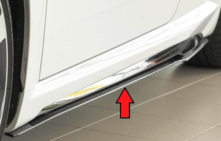 Side skirt aanzetstuk | Audi | TT S-Line / TTS / TT-RS (8S), Auto-onderdelen, Carrosserie, Nieuw, Audi, Verzenden