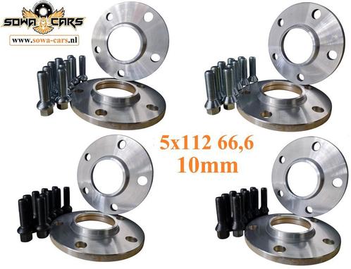 Spacers 10mm Mercedes A,CLA,CLS,CLK 5x112 Spoorverbreders, Auto diversen, Tuning en Styling, Verzenden