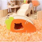 Houten Knaagdier Hamster Huisje Wortel, Verzamelen, Verzenden, Nieuw