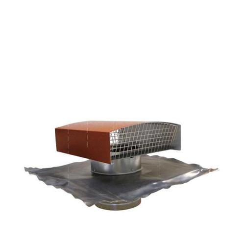 Ongeïsoleerde dakdoorvoer 125 mm met indekstuk | Ubvent |, Bricolage & Construction, Ventilation & Extraction, Envoi