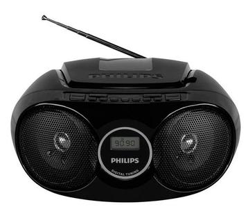 Philips AZ215B - Radio/CD-speler - Zwart