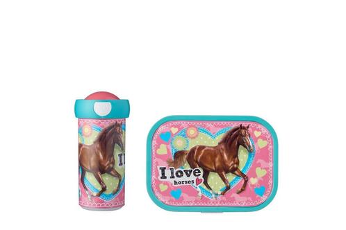 Mepal Lunchset Campus Schoolbeker+Lunchbox My Horse, Hobby en Vrije tijd, Feestartikelen, Nieuw, Verzenden