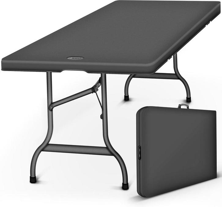 Tillvex® Inklapbare Tafel - Campingtafel - Klaptafel - 180x7, Caravanes & Camping, Meubles de camping, Envoi