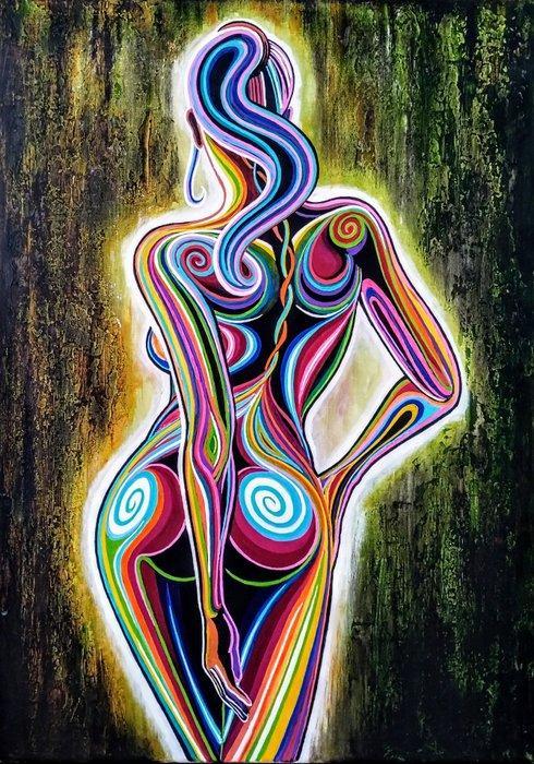 Andor Primász - Glow #1/6 of Desire Collection, Antiek en Kunst, Kunst | Schilderijen | Modern