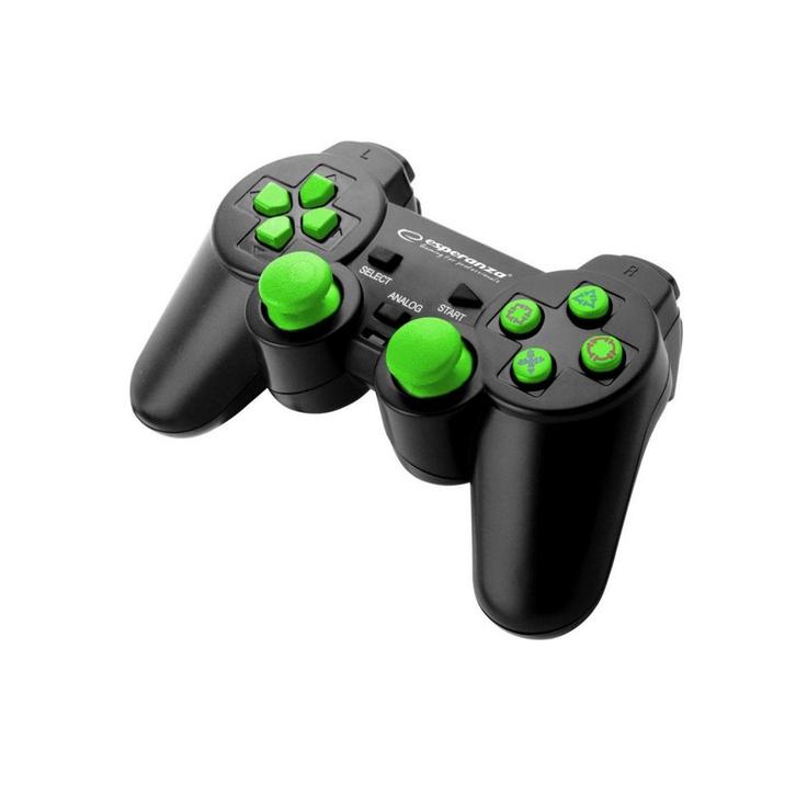 Esperanza Trooper EGG107G PC Controller zwart, Computers en Software, Joysticks, Nieuw, Ophalen of Verzenden