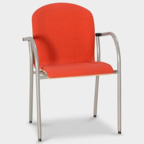 Kembo Alto vergaderstoel, rood, 4-poot onderstel, Huis en Inrichting, Stoelen, Gebruikt, Ophalen of Verzenden