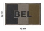 Clawgear BELGIUM FLAG PATCH RAL7013