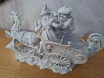 Figurine - Koets met kinderen - Biscuit de porcelaine