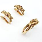 Bague - 18 carats Or jaune - 0.01ct. tw. Rubis, Bijoux, Sacs & Beauté