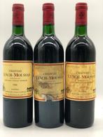 Mixed lot of 3 x 75cl Chateau Lynch-Moussas vertically (1..., Nieuw, Rode wijn, Frankrijk, Ophalen of Verzenden