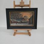 (Jan/van) Goossens (XIX-XX) - Rural winter landcscape, Antiek en Kunst
