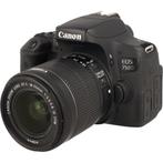 Canon EOS 750D + EF-S 18-55mm F/3.5-5.6 IS STM occasion, Audio, Tv en Foto, Zo goed als nieuw, Verzenden