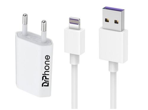 DrPhone LS1 USB Lader Stekker Oplader + Kabel 2.4A- 3 Meter, Informatique & Logiciels, Pc & Câble réseau, Envoi