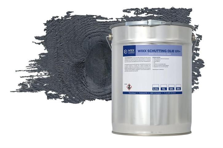 Wixx Schuttingolie UV+ Zwart 1L, Doe-het-zelf en Bouw, Verf, Beits en Lak, Zwart, Nieuw, Verzenden