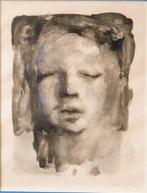 Leonor Fini (1907-1996) - La jeune femme aux yeux clos, Antiquités & Art, Art | Peinture | Moderne